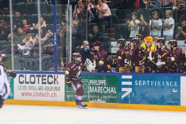 Photo hockey match Genève - Ambrì-Piotta le 02/10/2021