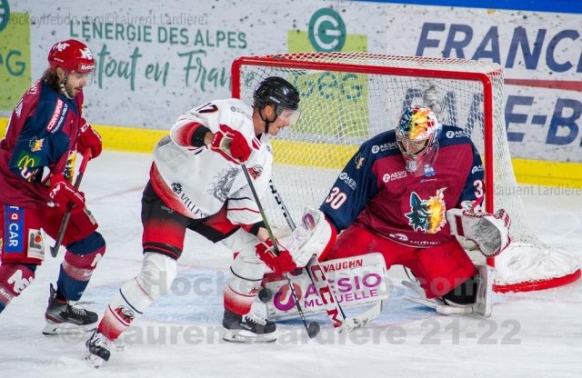 Photo hockey match Grenoble  - Nice le 05/10/2021