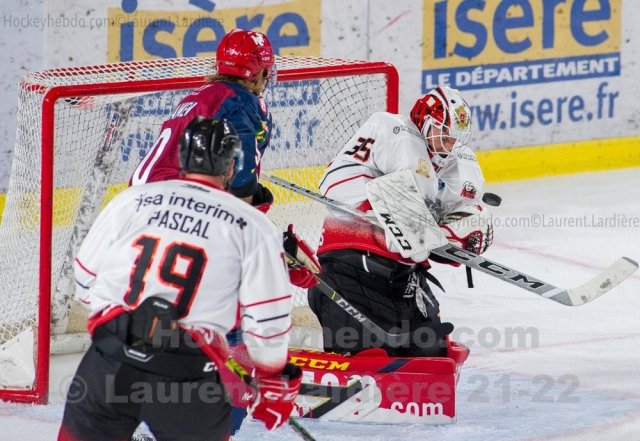 Photo hockey match Grenoble  - Nice le 05/10/2021