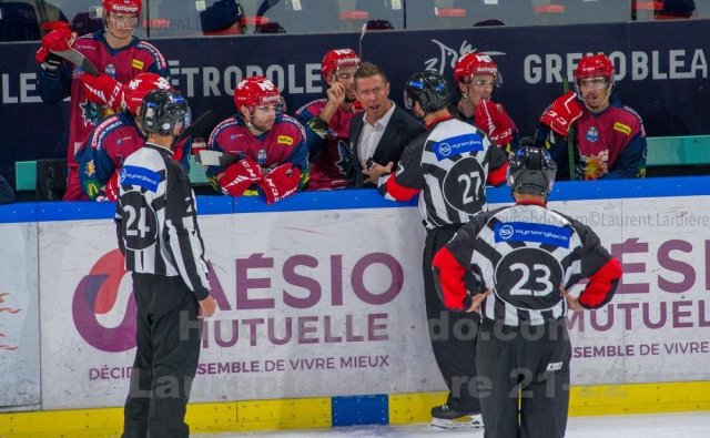 Photo hockey match Grenoble  - Nice le 05/10/2021