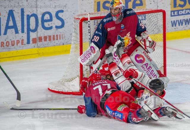 Photo hockey match Grenoble  - Nice le 05/10/2021