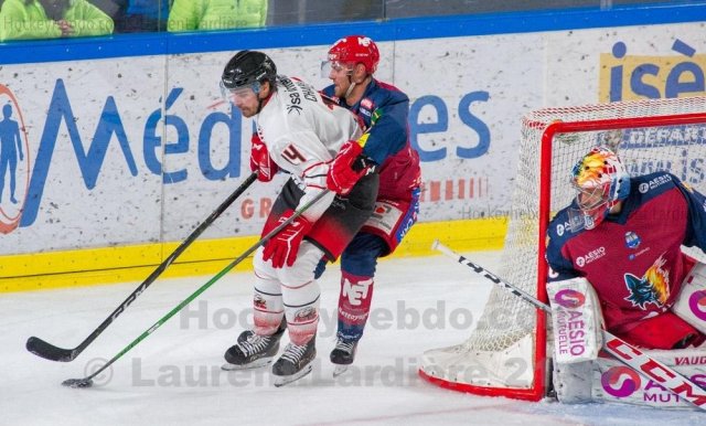 Photo hockey match Grenoble  - Nice le 05/10/2021