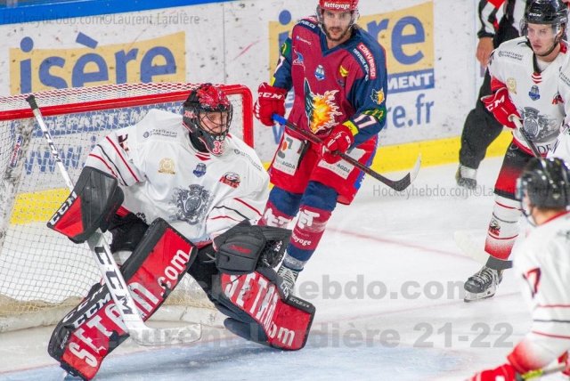 Photo hockey match Grenoble  - Nice le 05/10/2021