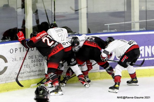 Photo hockey match Nice - Bordeaux le 08/10/2021