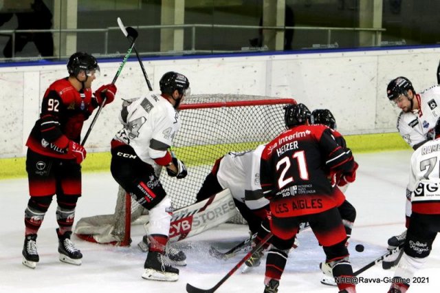 Photo hockey match Nice - Bordeaux le 08/10/2021