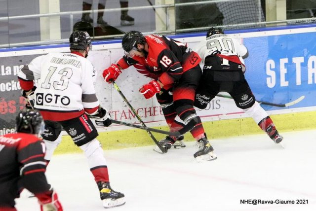 Photo hockey match Nice - Bordeaux le 08/10/2021