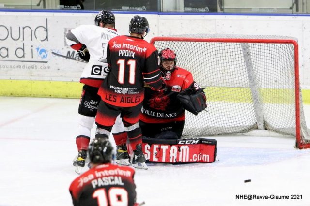 Photo hockey match Nice - Bordeaux le 08/10/2021