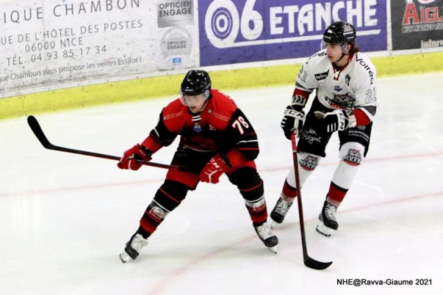 Photo hockey match Nice - Bordeaux le 08/10/2021