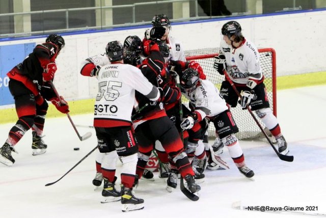 Photo hockey match Nice - Bordeaux le 08/10/2021