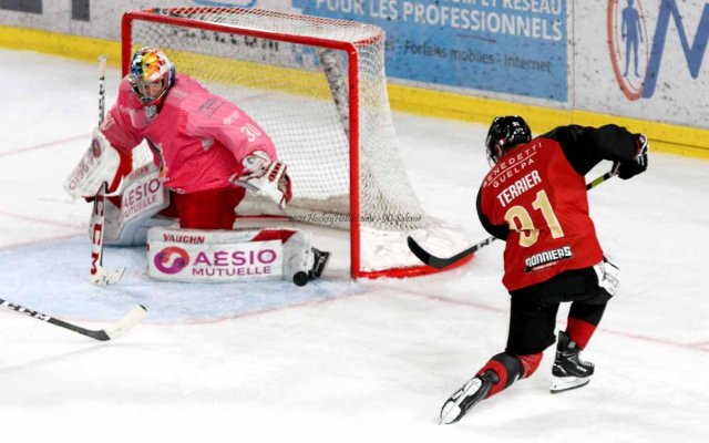 Photo hockey match Grenoble  - Chamonix  le 12/10/2021