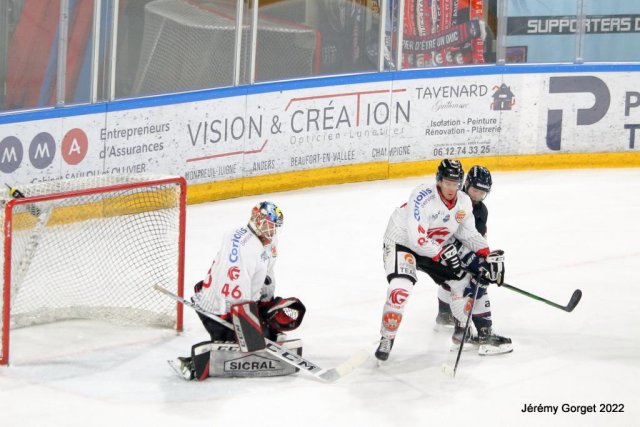 Photo hockey match Angers  - Amiens  le 12/10/2021