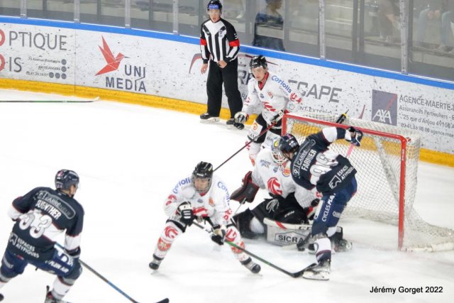 Photo hockey match Angers  - Amiens  le 12/10/2021