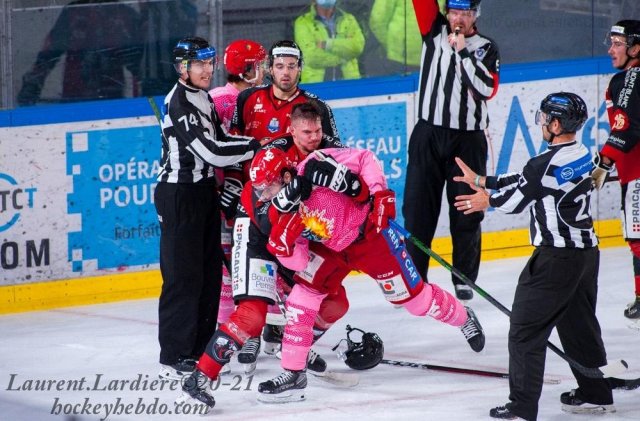 Photo hockey match Grenoble  - Chamonix  le 12/10/2021