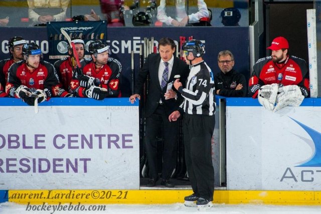 Photo hockey match Grenoble  - Chamonix  le 12/10/2021