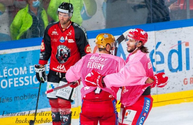 Photo hockey match Grenoble  - Chamonix  le 12/10/2021