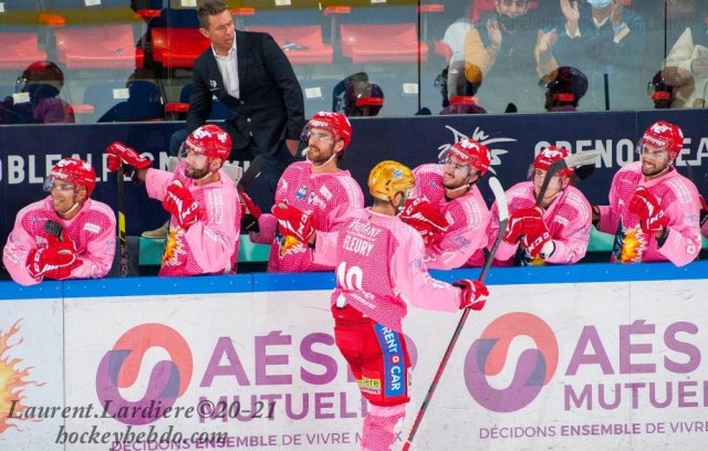 Photo hockey match Grenoble  - Chamonix  le 12/10/2021