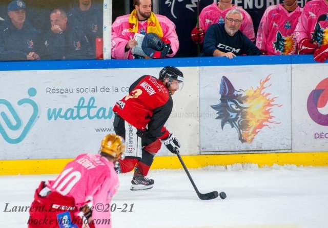 Photo hockey match Grenoble  - Chamonix  le 12/10/2021