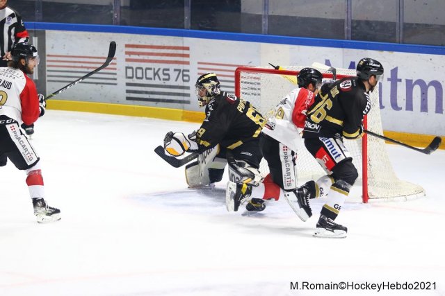Photo hockey match Rouen - Chamonix  le 15/10/2021