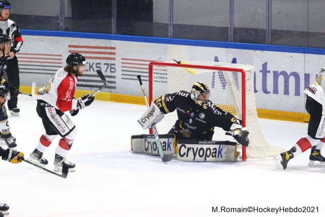 Photo hockey match Rouen - Chamonix  le 15/10/2021