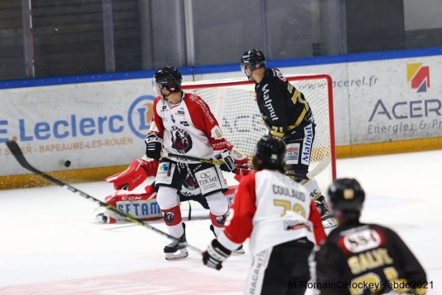 Photo hockey match Rouen - Chamonix  le 15/10/2021