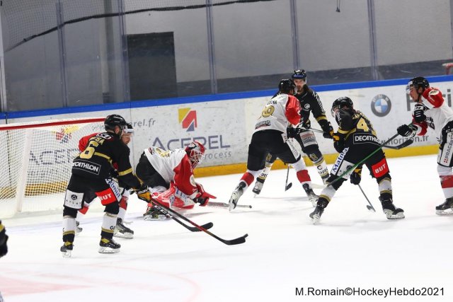 Photo hockey match Rouen - Chamonix  le 15/10/2021