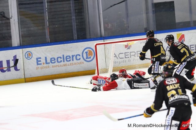 Photo hockey match Rouen - Chamonix  le 15/10/2021