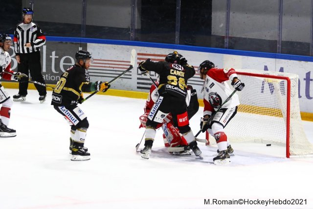Photo hockey match Rouen - Chamonix  le 15/10/2021
