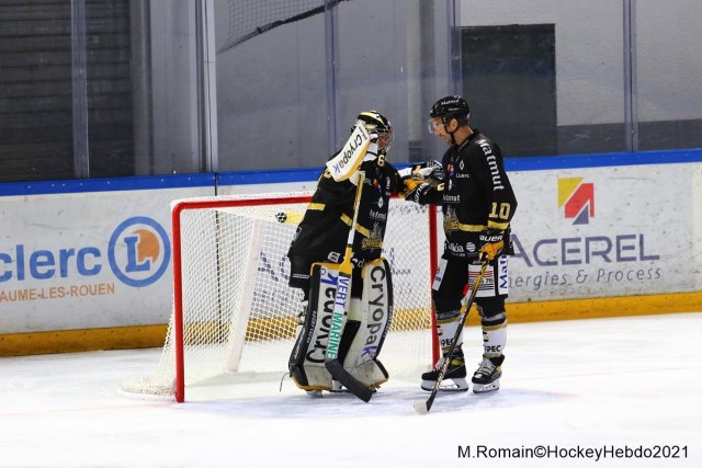 Photo hockey match Rouen - Chamonix  le 15/10/2021