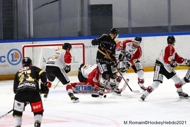 Photo hockey match Rouen - Chamonix  le 15/10/2021