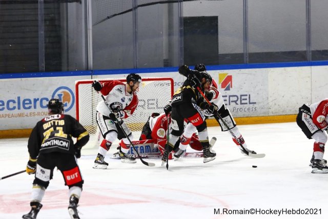Photo hockey match Rouen - Chamonix  le 15/10/2021