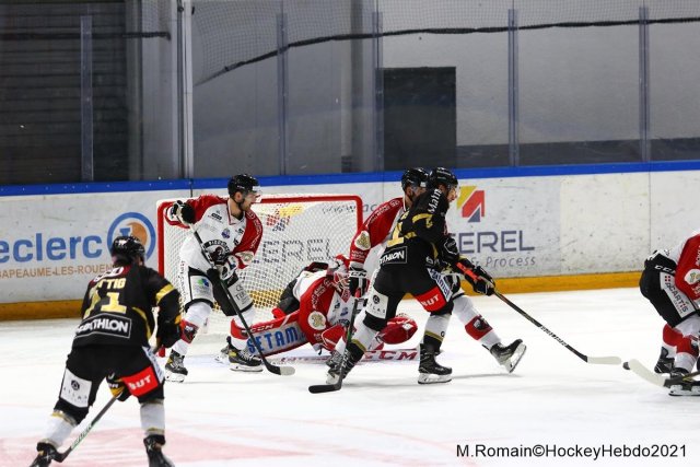Photo hockey match Rouen - Chamonix  le 15/10/2021