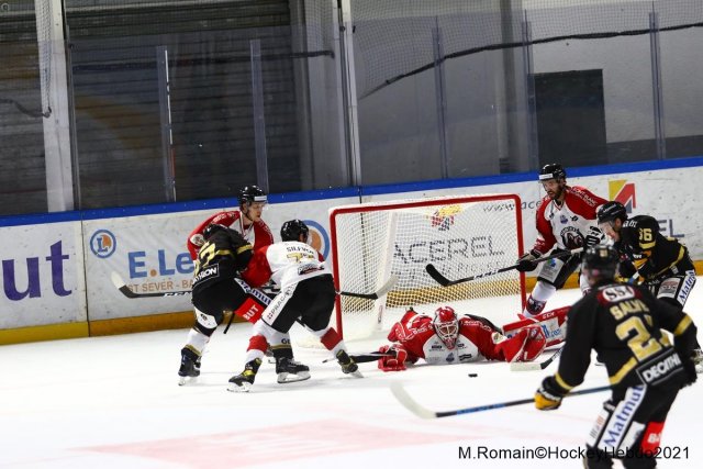 Photo hockey match Rouen - Chamonix  le 15/10/2021