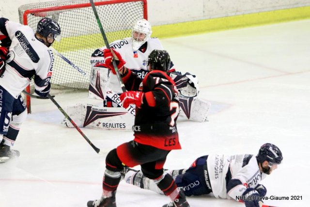 Photo hockey match Nice - Angers  le 15/10/2021