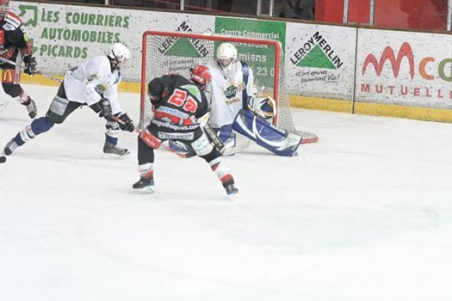 Photo hockey reportage Cadets Elite: Amiens vs Mt Blanc : 5 – 8