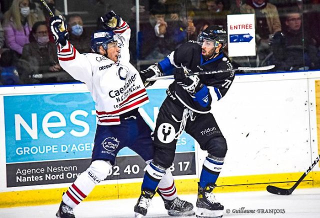 Photo hockey match Nantes - Caen  le 16/10/2021