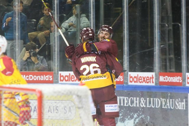 Photo hockey match Genève - Langnau le 23/10/2021