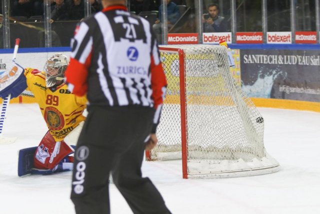 Photo hockey match Genève - Langnau le 23/10/2021
