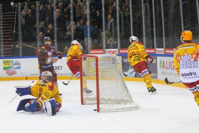 Photo hockey match Genève - Langnau le 23/10/2021