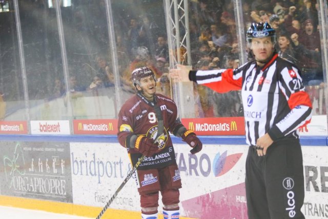 Photo hockey match Genève - Langnau le 23/10/2021