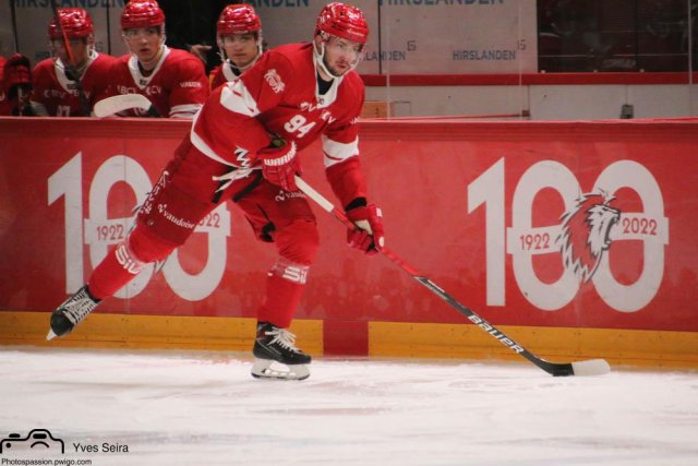 Photo hockey match Lausanne - Bienne le 24/10/2021