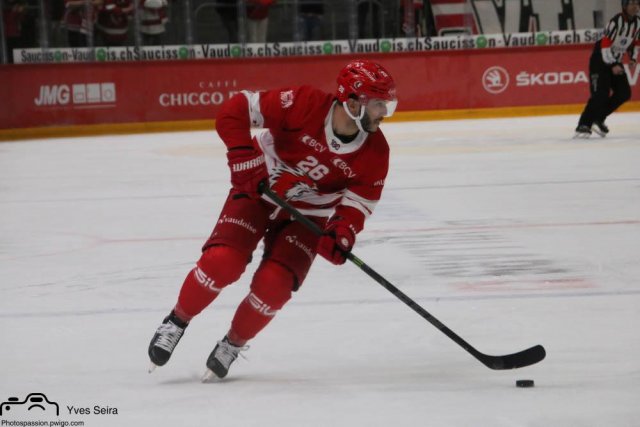 Photo hockey match Lausanne - Bienne le 24/10/2021