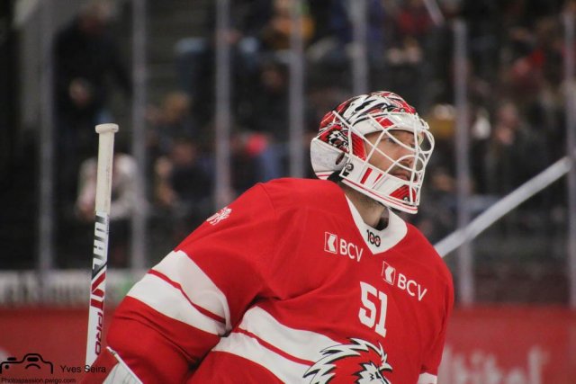 Photo hockey match Lausanne - Bienne le 24/10/2021