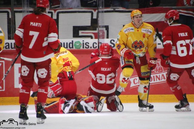 Photo hockey match Lausanne - Bienne le 24/10/2021