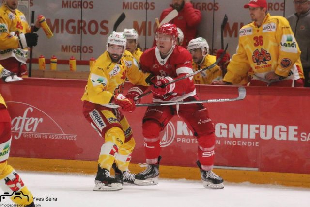 Photo hockey match Lausanne - Bienne le 24/10/2021