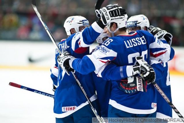 Photo hockey reportage CM09 - J-5 : L'exploit français