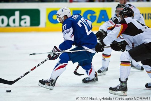 Photo hockey reportage CM09 - J-5 : L'exploit français