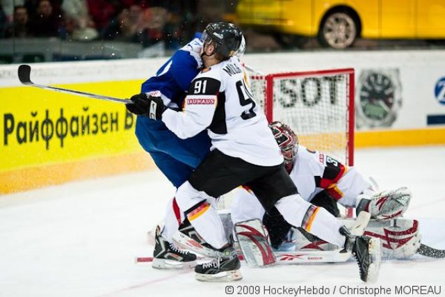 Photo hockey reportage CM09 - J-5 : L'exploit français