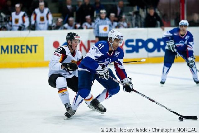Photo hockey reportage CM09 - J-5 : L'exploit français
