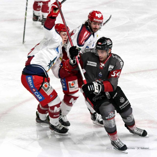 Photo hockey match Grenoble  - Bordeaux le 26/10/2021