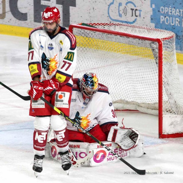 Photo hockey match Grenoble  - Bordeaux le 26/10/2021